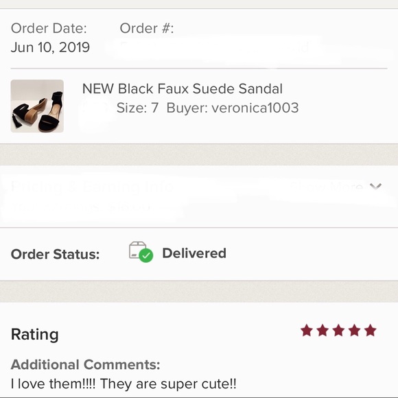 NEW Black Faux Suede Sandal - Picture 7 of 7